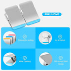 Chip Clips Heavy Duty, 12 Pack Chip Bag Clip with Colored Silicone, Stainless Steel Bag Clips for Food Snack, Flat Metal Clamp for Office Kitchen