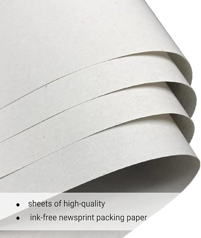 Large Packing Paper Sheets for Moving 31" x 21.5" Packaging Newsprint Paper 200 Pack Packing Paper for Wrapping Fragiles,Box Fillers for Moving Supplies