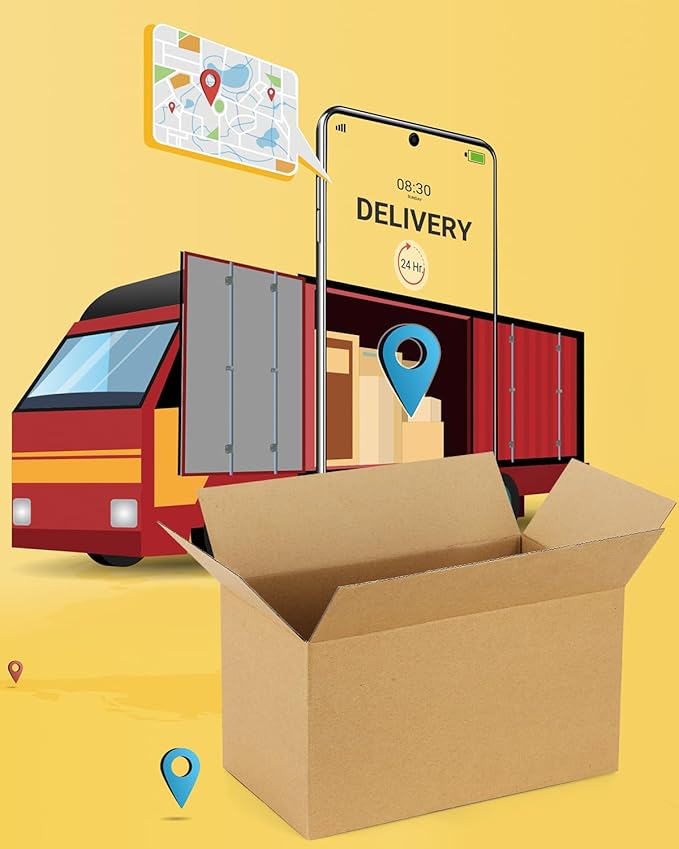 40-Pack-Small-Shipping-Boxes-10x6x6, Corrugated-Cardboard-Boxes-for-Packaging-Small-Business, Brown-Boxes-Mailers