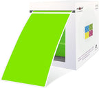 PARLAIM 5 x 3 inch Rectangle Color Coding Sticker Labels, Permanent Adhesive Writable 250pcs Color Code Inventory Label (Light Green)