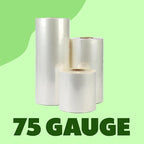 The Boxery Shrink Wrap Film 12" x 42000” (3500’) Heat Wrap POF Centerfold - Polyolefin 75 Gauge - Heavy Duty Grade Heat Shrinkable Film for Packaging - Small Business, Toys, Books, and Much More.