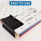 Jumbo Binder Clips 3 Inch - Extra Large Binder Clips 24 Pack, Heavy Duty Office Binder Clips for Paper, Documents, School & Office Supplies (24, 3 inch)