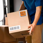 PSBM 2000 PCS 10 x 5.5 Inch Orange Full Face Packing List Enclosed Bags, Shipping Mailing Envelopes and Packing Slip Pouches for Mailing Labels, Invoices and Documents