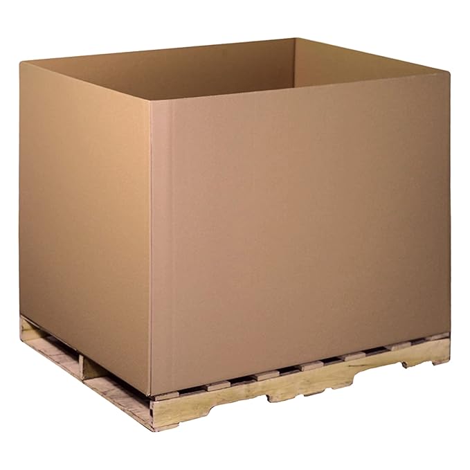 AVIDITI Shipping Gaylord Bottom Large, 48"L x 40"W x 36"H 5-Pack | Gaylord Bottom for Packing, Moving and Storage 48x40x36 484036