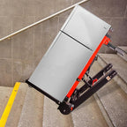 LINE2design Electric Hand Truck Dolly - 441 lb Capacity 160W Motor - Folding Motorized Climber Cart with Safety Strap, Rechargeable Battery - Move Appliances, Furniture - USA
