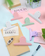 2PCS Extra Large Binder Clips Metal Bulldog Clips Large Paper Clamps Holder Chip Clips for Home School Office Drawing Bag Green 4inch