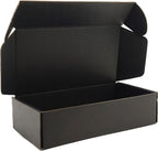 Small Black Shipping Boxes for Small Business Pack of 25-7x5x2 inches Cardboard Corrugated Mailer Boxes for Shipping Packaging Craft Gifts Giving Products