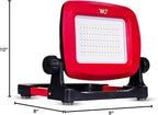 Master Tailgaters Pulse LED Work Flood Light Compatible with Milwaukee or Dewalt Battery | Bright White/Red Solid or Flashing Red Light Modes | LED Night Hunting Lights