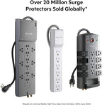Belkin 6-Outlet Commercial Power Strip Surge Protector, 6ft Cord, 720 Joules, White