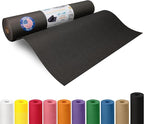 Black Kraft Paper Roll 18" x 2160" (180 feet) - USA-Made Craft Paper for School & Art - Quality High-Density Material for Gift Wrapping & Packing, Shipping & Moving by IDL Packaging