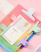 4PCS Extra Large Binder Clips Metal Bulldog Clips Large Paper Clamps Holder Chip Clips for Home School Office Drawing Bag 4inch