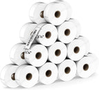 Compatible Direct Thermal Labels Replacement for Dymo 30252 (1-1/8" x 3-1/2") 24 Rolls Return Address & Barcode Labels - Use with Labelwriter 450, 450 Turbo, 4XL Printers - 350 Labels/Roll