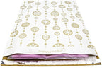 Inspired Mailers - Large Poly Mailers 14.5 x 19-50 Pack - Snowflake Baubles (Gold) - Holiday Shipping Bags - Large Mailing Envelopes - Christmas Shipping Envelopes