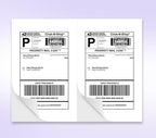 NextDayLabels – 8-1/2" x 5-1/2" Rectangular Sticker Labels for Printer - White Laser/Inkjet Printer Labels Return Address Labels Shipping Label Stickers (1000 Sheets, 2 Per Sheet, 2000 Labels)
