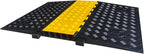 Rubber Cable Ramp 5 Channel Drive Over Hose Cable Protector Outdoor 22000Lbs Load Capacity Wires Power Lines Extension Cord Cover Traffic Speed Bump 1 Pack