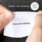 HOUSELABELS 2" x 1" Barcode Labels in Polypropylene Compatible with Zebra and Rollo Printers, 1 Roll / 1,300 Labels per Roll