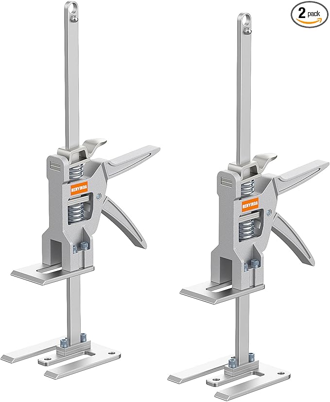 Labor-Saving Arm Jack Multifunctional Construction Jacks, Furniture Jacks，Lift Height 10 inches 400lb Load-Bearing for Installing Windows and Doors, Lifting Furniture, Woodworking Tools
