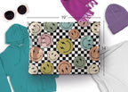 14x19 Poly Mailers – Smiles Checkerboard – Waterproof, Tear-Resistant Shipping Bags with Adhesive Seal – 100 Pack – Package Mint