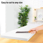 AK TRADING CO. Upholstery Foam Cushion - Home or Commercial Use Seat Replacement Foam Cushion - Made in USA (3x24x72, High Density)