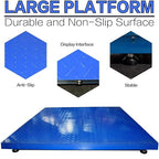 Industrial Floor Scale, 48" x 72", 5000LB/0.5LB, PEC Focus on Industry for 60 Years