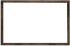 Loddie Doddie Magnetic White Board 24" x 36" - Magnetic Dry Erase Board with Built-in Marker Tray - Rustic Wooden Frame - Whiteboard Wood Frame