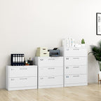 Lateral File Cabinet with Lock, 4 Drawer Large Metal Filing Cabinet,Home Office Lockable Storage Cabinet for Hanging Files Letter/Legal/F4/A4 Size-Assembly Required