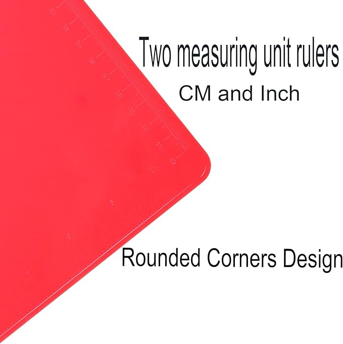 Acocony 11x17 Clipboard Landscape Extra Large Clipboard Low Profile Clip 11 x 17 Clipping Board Plastic Red Pack of 1