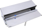 SUNGOOYUE Heavy Duty Stainless Steel Manual Food Wrapping Film Dispenser, Efficient Cutting and Wrapping for Home Kitchen, Essential Handheld Stretch Film Packing Machine for Home