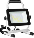 UFOND 6000 Lumen LED Work Light with Stand,60W Waterproof Flood Light, Brightness Switch Adjustable,Super Bright Portable Job Site Worklight with Power Cord for Garage Workshop Car,Outdoor Lighting