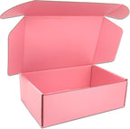 Small Pink Shipping Boxes for Small Business Pack of 25-9x6x3 inches Cardboard Corrugated Mailer Boxes for Shipping Packaging Craft Gifts Giving Products