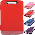 SFLHHDM Clipboard with Storage, Clip Boards 8.5x11, Plastic Clipboards with Pen Holder, Clip Board with Storage Compartments, Nurse Clipboard with Storage for Classroom, Student, Teacher