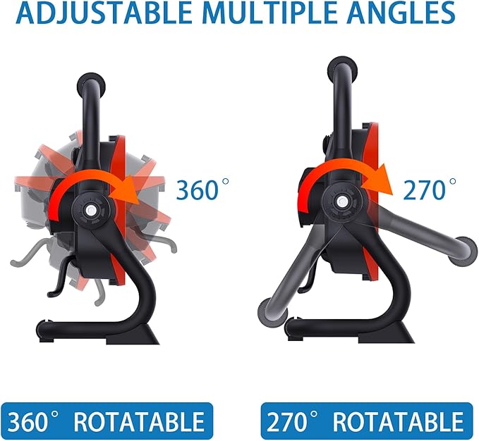 50W 7000LM LED Work Light with Adjustable Stand - IP65 Waterproof, 270° Rotation & 360° Swivel, Portable Flood Light for Workshop, Garage, Construction Sites