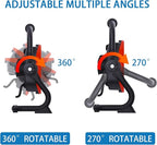 50W 7000LM LED Work Light with Adjustable Stand - IP65 Waterproof, 270° Rotation & 360° Swivel, Portable Flood Light for Workshop, Garage, Construction Sites