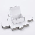 Small Shipping Boxes 3.5x2.2x1.6 Inches, 10-Pack White Corrugated Cardboard Boxes for Mailing, Storing, Gift Packaging