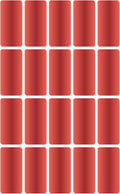 Royal Green Rectangular Color Labels 1.57inch x 0.75 inch - Rectangle Color Coding Stickers in (40mm x 19mm) - Small Write on Labels - 2000 Pack in Metallic Red