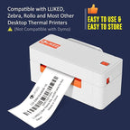 L LIKED 2.25" x 4" Direct Thermal Label, Permanent Adhesive Shipping Postage Labels & Compatible with Rollo, Zebra and Other Desktop Printers (12 Roll, 4200 Labels)