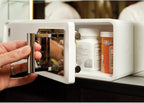 Medicine Cabinet Safe-Barrel Key Lockbox