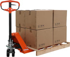 Tory Carrier Manual Pallet Jack 5500 Lb. Capacity,Industrial Pallet Truck 48 × 27 Fork Size Standard Heavy Duty Hand Trucks