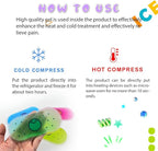 Kids Ice Pack, Hot or Cold Pack Gel Cooling Pad, Reusable for Injuries Medical Health,Swelling and Pain Relief, Tired Eyes, Child Injury, Headache, Sinus Relief (Smiling Ice Bag)