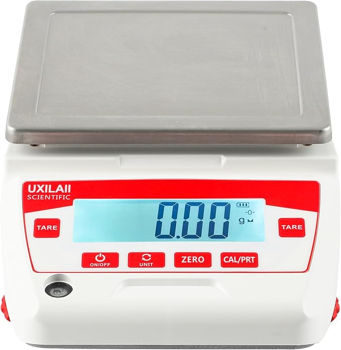 Lab Scale 2200g x 0.01g High Precision Electronic Analytical Balance 0.01g Accuracy Laboratory Balance Digtal Scale Gram Scale Jewelry Scale with 500g Calibration Weight
