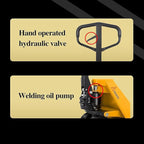 Manual Pallet Jack Industrial Hand Pallet Truck 48" Lx21'' W Forks 5500Lbs Capacity