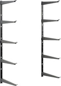 Delta Heavy Duty Lumber Storage Rack Cycle, Holds Up To 800 lbs - Easy to Install Wood Storage Rack With Fully Adjustable Arms - Steel Construction Storage Solution For Garage, Basement & Pantry