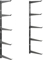 Delta Heavy Duty Lumber Storage Rack Cycle, Holds Up To 800 lbs - Easy to Install Wood Storage Rack With Fully Adjustable Arms - Steel Construction Storage Solution For Garage, Basement & Pantry