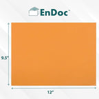 EnDoc 9 1/2 x 12 1/2 Clasp Envelopes - 100 Pack - Brown Kraft Catalog Envelopes Gummed Seal Closure – 28lb Heavyweight Paper 9.5x12.5 inch Envelopes for Home, Office, Business, Legal or School.