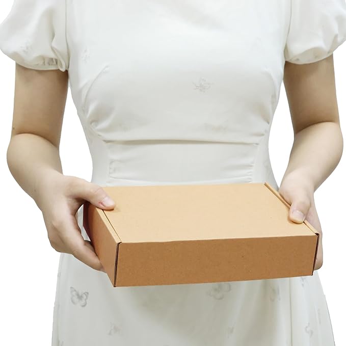 PHAREGE 9x6x2 inch Shipping Boxes Bulk 40 Pack Brown, Tab Lock Tuck Top Mailer Boxes for Packaging Small Business, Small Cardboard Gift Boxes for Wrapping Mailing Present