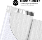 Fuxury Bubble Mailers 4x8" White Padded Envelopes 1000Pack Strong Adhesion Thick Padded Mailers for Small Business Mailing Small Items,Jewelry,Makeup