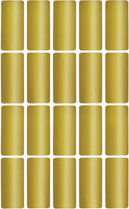 Royal Green Rectangular Gold Stickers Adhesive Labels Rectangle 40mm x 19mm (1.57 inch x 0.75) Great for Envelope Seals and All Purpose - 300 Pack