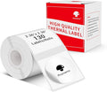 Phomemo Sticker Circle Labels- 2.36"x 2.36"(60x60mm) Thermal Label for M221/M220/M200, for Barcode/Address/Mailing/Logo/Business/Home Tag, Black on White