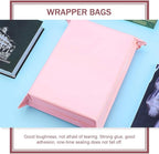 50 Pack Pink Poly Mailers, 10. 2x6. 7 Inches Plastic Self-adhesive Shipping Bags, Heavy Duty Packing Mailing Bags for Small Business
