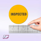 2" Round Labels, Inventory Control/Date Labels, 500 Per Roll (Inspected)